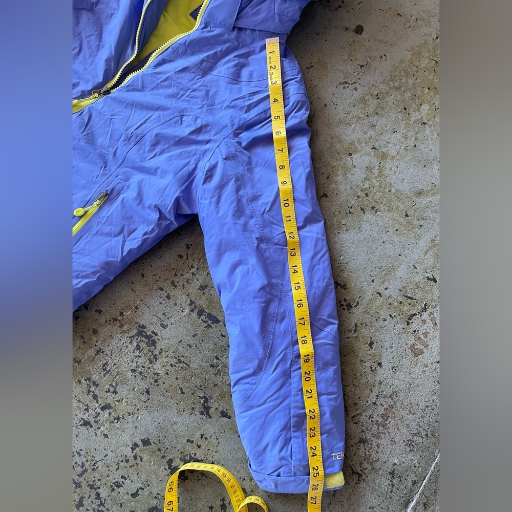 L.L. Bean Glacier Summit Waterproof Ski Jacket Blue Thinsulate Youth Large 14-16 - Picture 6 of 11